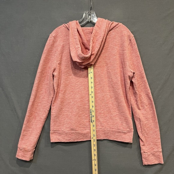 Wisconsin Badgers Hooded Jacket Womens L Red Victoria's Secret PINK Zip Up - Picture 5 of 6